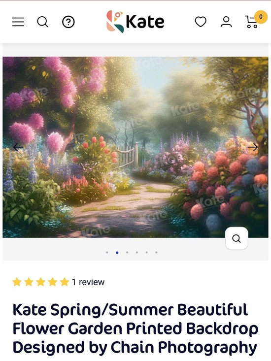 Kate Backdrop Other - Kate Photography Backdrop Spring/Summer Floral Garden Path 7’x5’